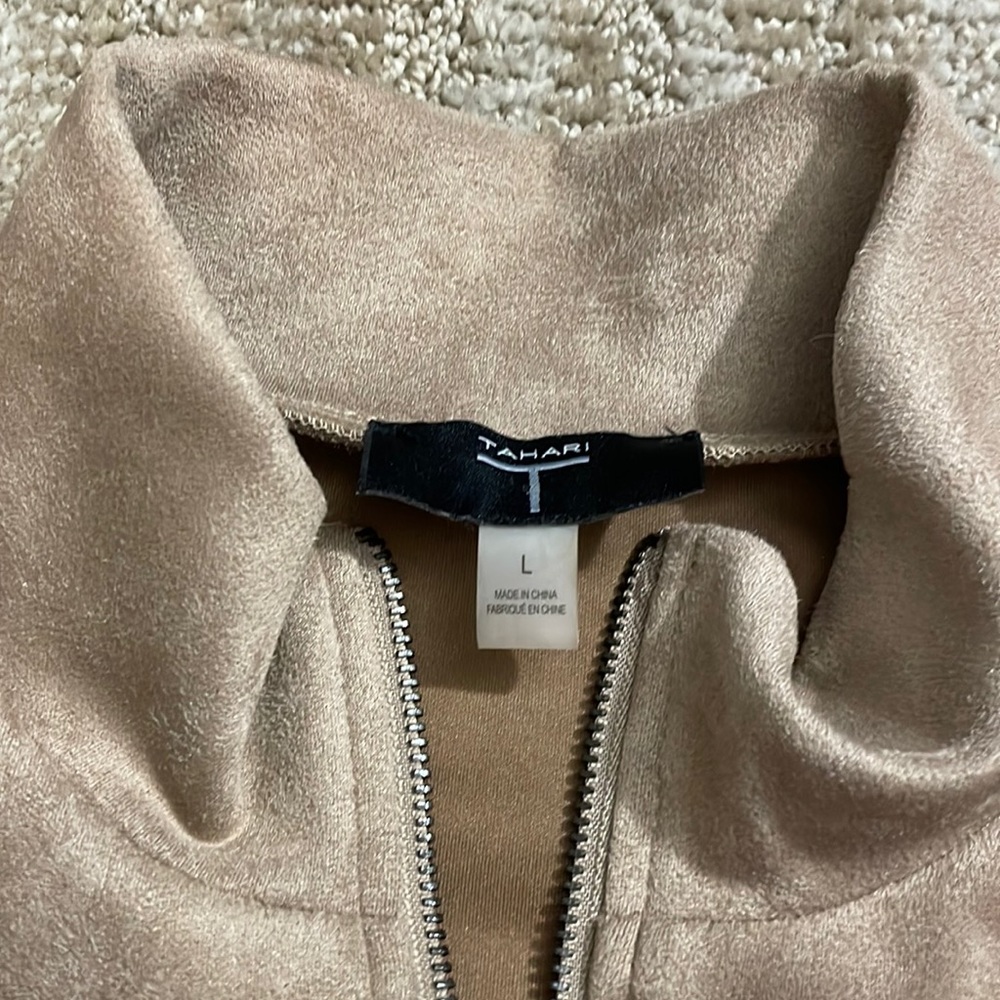 Tahari Faux Suede
